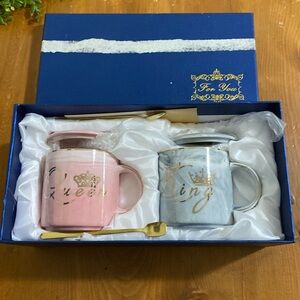Luspan King and Queen Coffee Mug Gift Set